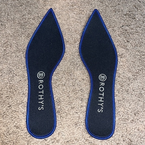 Rothy’s The Point Pointed Toe Flat Cloud Grey Birdseye 10 - Picture 11 of 11